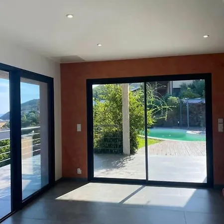 Belle Avec Piscine Et Vue Mer- Village Sisco