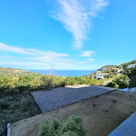 Belle Avec Piscine Et Vue Mer- Village Sisco