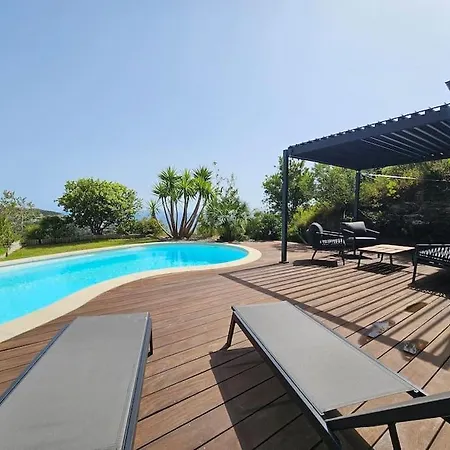 Belle Avec Piscine Et Vue Mer- Village Villa Sisco
